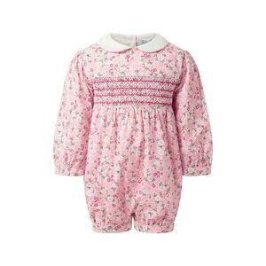 Rachel Riley Floral Smocked Babysuit